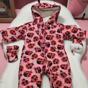Ladybug Puffer Snowsuit – The Children’s Place (12–18 Months)
